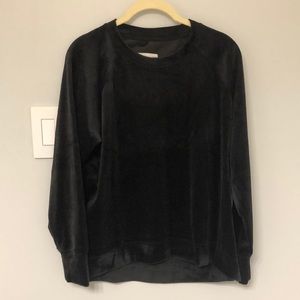 Lou and Grey suede top